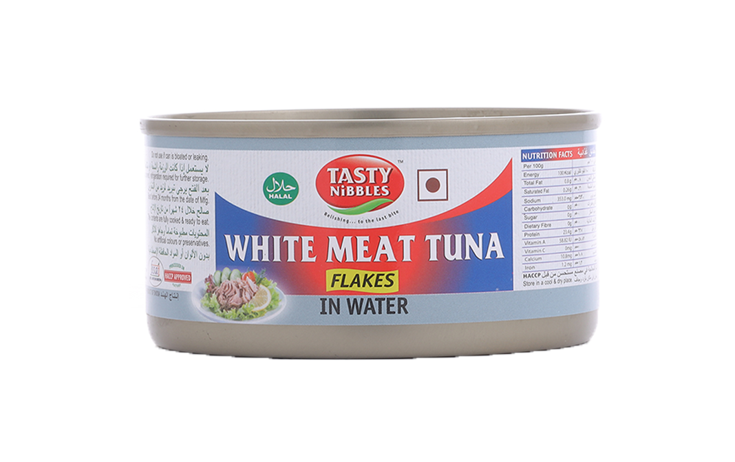 Tasty Nibbles White Meat Tuna Flakes In Water  Tin  185 grams